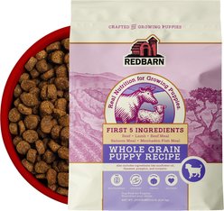Redbarn Whole Grain Puppy Recipe Dry Dog Food, 22-lb bag