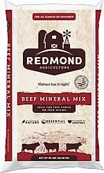 Redmond Beef Mineral Mix Supplement for Cattle, 50-lb bag