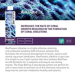 Reeflowers Alkaline Easy Balling I Fish Aquarium Water Conditioner, 17-fl oz bottle slide 2 of 8