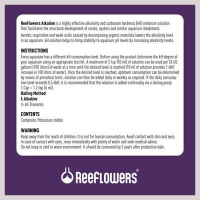 Show full view: Reeflowers Alkaline Easy Balling I Fish Aquarium Water Conditioner, 17-fl oz bottle slide 3 of 8