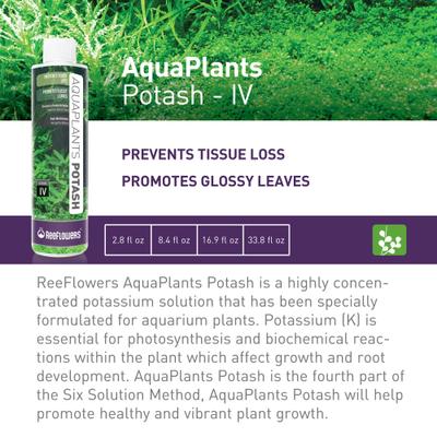 Show full view: Reeflowers Aqua Plants Potash Balling Set IV Fish Aquarium Water Conditioner, 2.9-fl oz bottle slide 2 of 8