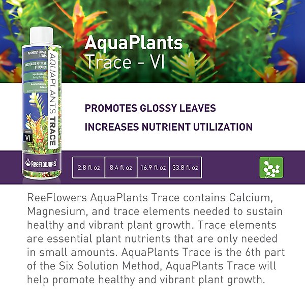 Show full view: Reeflowers Aqua Plants Trace Balling Set VI Fish Aquarium Water Conditioner, 8.5-fl oz bottle slide 2 of 8