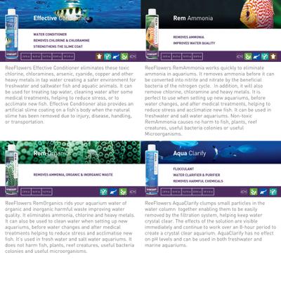 Show full view: Reeflowers AquaClarify Fish Aquarium Water Conditioner, 17-fl oz bottle slide 6 of 7