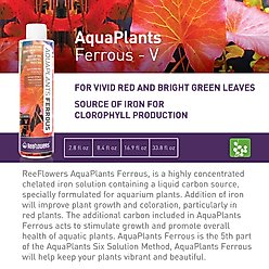 Reeflowers AquaPlants Ferrous Solution V Aquarium Plant Treatment, 34-oz bottle slide 2 of 8