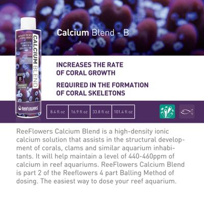 Show full view: Reeflowers Calcium Blend B Aquarium Water Treatment, 101-oz bottle slide 2 of 9
