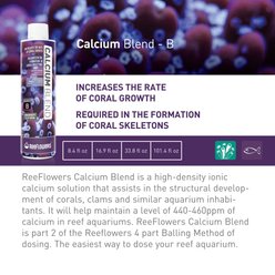 Reeflowers Calcium Blend B Part Balling Fish Aquarium Water Conditioner, 17-fl oz bottle slide 2 of 8