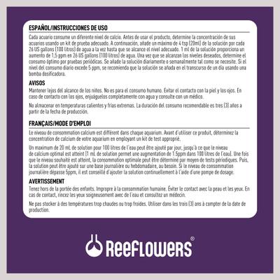 Show full view: Reeflowers Calcium Blend B Part Balling Fish Aquarium Water Conditioner, 17-fl oz bottle slide 4 of 8