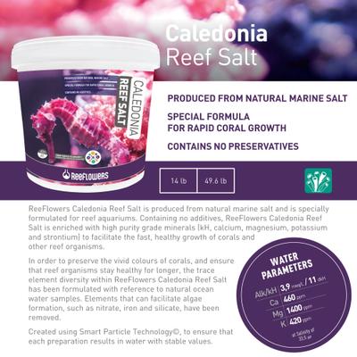 Show full view: Reeflowers Caledonia Reef Salt Aquarium Salt, 50-lb tub slide 2 of 8