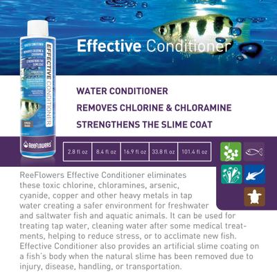 Show full view: Reeflowers Effective Dechlorinator Fish Aquarium Water Conditioner, 2.9-fl oz bottle slide 2 of 7