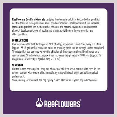 Show full view: Reeflowers Goldfish Fish Aquarium Water Conditioner, 17-fl oz bottle slide 2 of 6