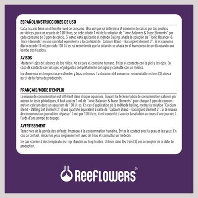 Show full view: Reeflowers Ionic Balancer & Trace Elements D Part Balling Fish Aquarium Water Conditioner, 17-fl oz bottle slide 4 of 8