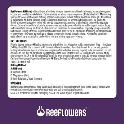 Show full view: Reeflowers kH Blend A Aquarium Water Treatment, 34-oz bottle slide 3 of 9