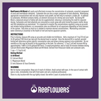 Show full view: Reeflowers kH Blend A Part Balling Fish Aquarium Water Conditioner, 17-fl oz bottle slide 3 of 8