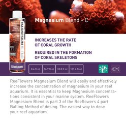 Reeflowers Magnesium Blend C Part Balling Fish Aquarium Water Conditioner, 17-fl oz bottle slide 2 of 8