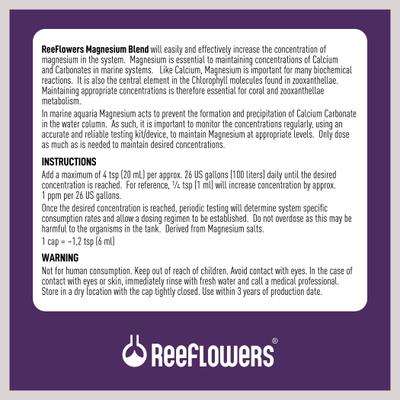 Show full view: Reeflowers Magnesium Blend C Part Balling Fish Aquarium Water Conditioner, 17-fl oz bottle slide 3 of 8