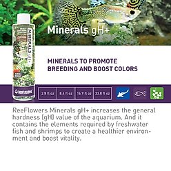 Reeflowers Minerals gH+ Fish Aquarium Water Conditioner, 8.5-fl oz bottle slide 2 of 7