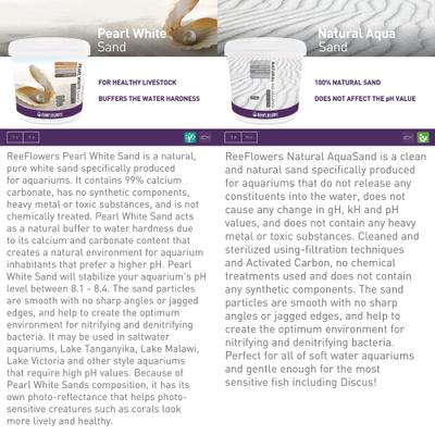 Show full view: Reeflowers Pearl White Aquarium Sand, 0.5-1-mm, 15-lb tub slide 6 of 7