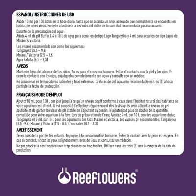 Show full view: Reeflowers pH Buffer 9.4 pH+ Aquarium Water Treatment, 101-oz bottle slide 4 of 7