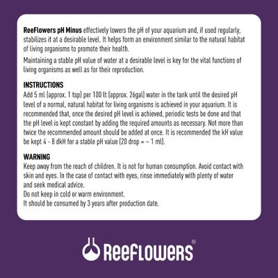 Show full view: Reeflowers pH Minus Aquarium Water Treatment, 34-oz bottle slide 3 of 7