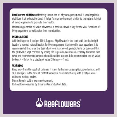 Show full view: Reeflowers pH Minus Fish Aquarium Water Conditioner, 2.9-fl oz bottle slide 3 of 7