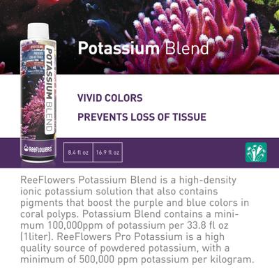 Show full view: Reeflowers Potassium Blend Fish Aquarium Water Conditioner, 8.5-fl oz bottle slide 2 of 7