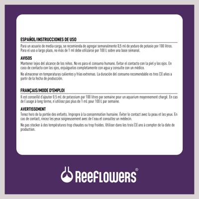 Show full view: Reeflowers Potassium Iodide Fish Aquarium Water Conditioner, 2.9-fl oz bottle slide 4 of 7