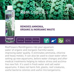 Reeflowers RemOrganics Fish Aquarium Water Conditioner, 2.9-fl oz bottle slide 2 of 7