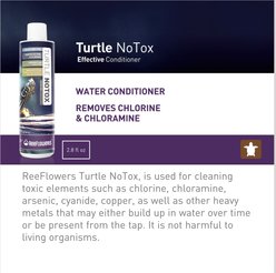 Reeflowers Turtle NoTox Effective Fish Aquarium Water Conditioner, 2.9-fl oz bottle slide 2 of 7