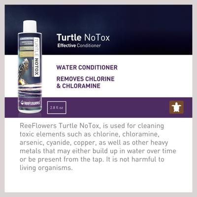 Show full view: Reeflowers Turtle NoTox Effective Fish Aquarium Water Conditioner, 2.9-fl oz bottle slide 2 of 7