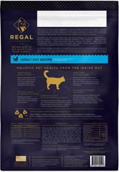 Regal Pet Foods Adult Cat Recipe Chicken & Whitefish Meals Whole Grains Dry Cat Food, 12-lb bag slide 2 of 3