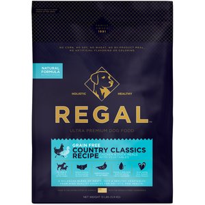 Regal Pet Foods Country Classics Recipe Grain-Free Chicken & Duck Meals Dry Dog Food, 13-lb bag