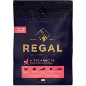 Regal Pet Foods Kitten Recipe Dry Cat Food, 12-lb bag