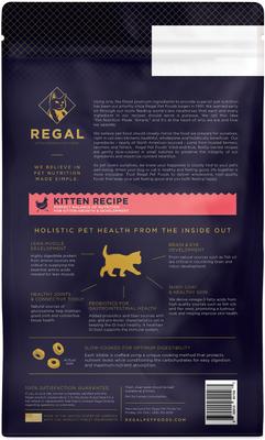 Show full view: Regal Pet Foods Kitten Recipe Dry Cat Food, 4-lb bag slide 3 of 7