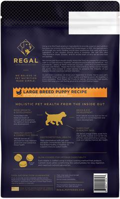 Show full view: Regal Pet Foods Large Breed Puppy Recipe Dry Dog Food, 4-lb bag slide 3 of 6