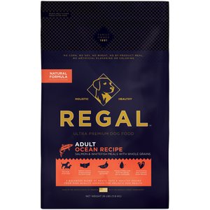 Regal Pet Foods Ocean Recipe Salmon & Whitefish Meals Whole Grains Adult Dry Dog Food, 26-lb bag