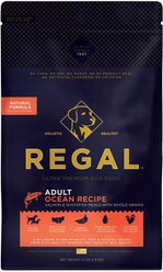 Regal Pet Foods Ocean Recipe Salmon & Whitefish Meals Whole Grains Adult Dry Dog Food, 4-lb bag