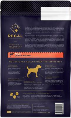 Show full view: Regal Pet Foods Ocean Recipe Salmon & Whitefish Meals Whole Grains Adult Dry Dog Food, 4-lb bag slide 3 of 6
