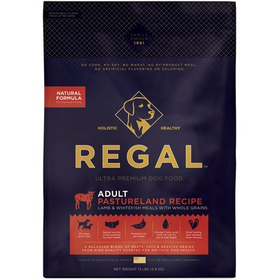 Regal Pet Foods Regal Pet Foods Pastureland Recipe Lamb & Whitefish Meals Whole Grains Dry Dog Food, 13-lb bag