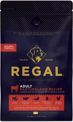 Regal Pet Foods Pastureland Recipe Lamb & Whitefish Meals Whole Grains Dry Dog Food, 4-lb bag