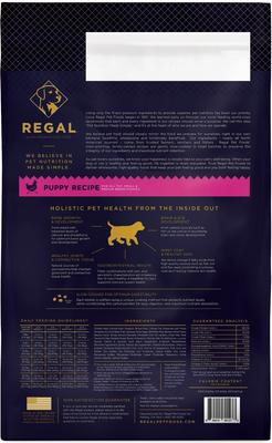 Show full view: Regal Pet Foods Puppy Recipe Dry Dog Food, 26-lb bag slide 3 of 5