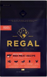 Regal Pet Foods Red Meat Recipe Grain-Free Buffalo & Lamb Meals Dry Dog Food, 26-lb bag