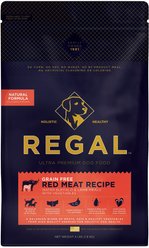 Regal Pet Foods Red Meat Recipe Grain-Free Buffalo & Lamb Meals Dry Dog Food, 4-lb bag