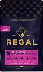 Regal Pet Foods Sensi Bites Turkey Meal Recipe Dry Dog Food, 4-lb bag