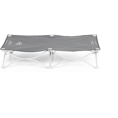 Regalo Regalo My Cot Portable Elevated Dog Bed, Gray & White