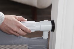 Regalo Pet Expandable Mesh Dog Gate, Gray slide 2 of 3