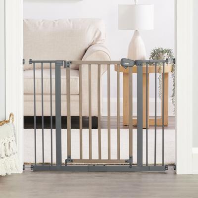 Show full view: Regalo Pet Heritage & Home Multi-Style Metal Dog Gate, Gray slide 1 of 2