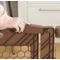 Show in main carousel: Regalo Pet Plastic Play Pen & Super Wide Dog Gate with Door, Brown slide 3 of 5