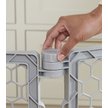 Show in main carousel: Regalo Pet Plastic Play Pen & Super Wide Dog Gate with Door, Gray slide 4 of 5