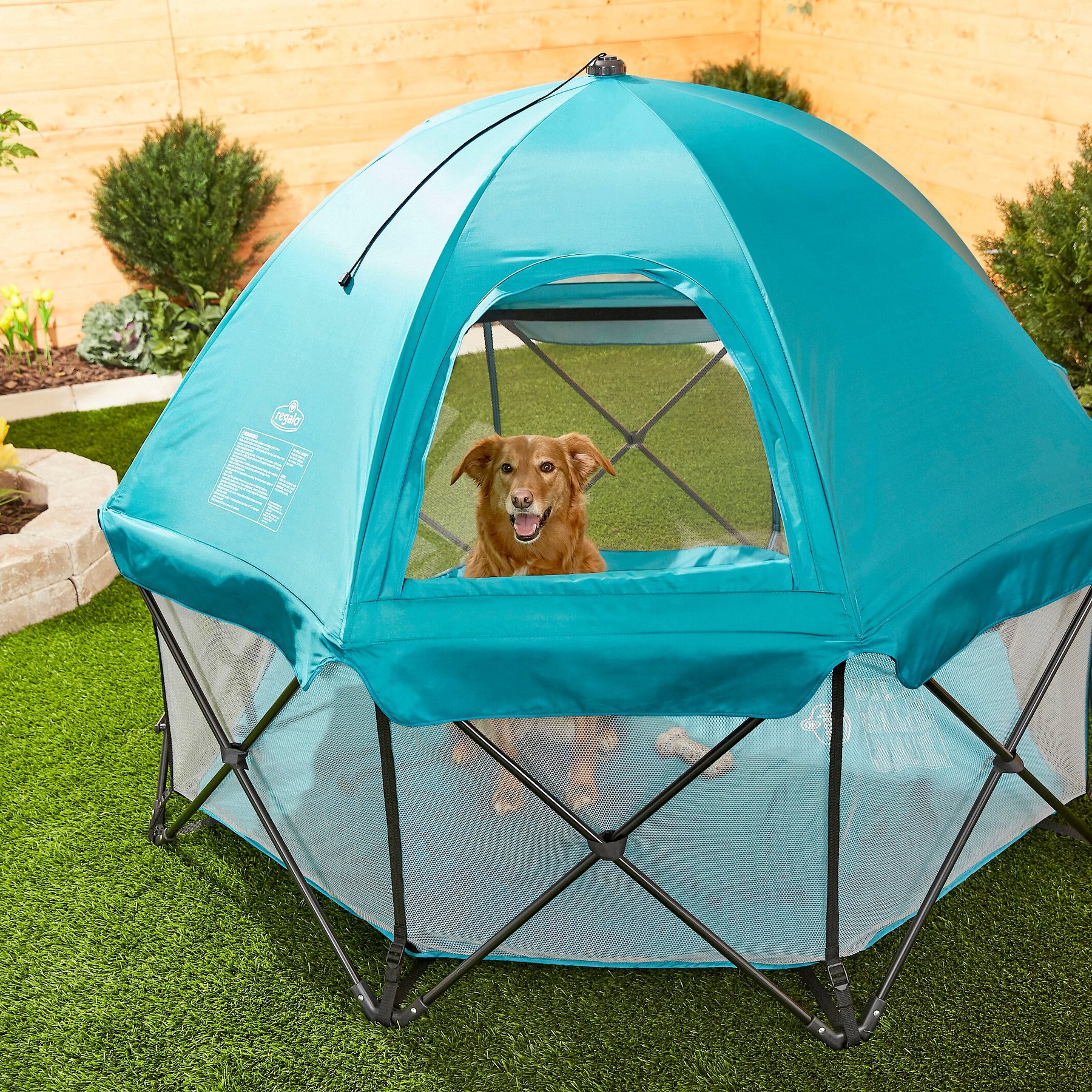 Regalo Pet Products Deluxe My Play Portable Soft-sided Dog & Cat Playpen, 8-Panel