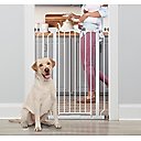 Regalo Pet Products Easy Step Extra Tall Walk-Through Dog Gate, White